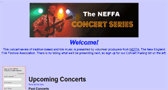 Desktop Screenshot of concerts.neffa.org