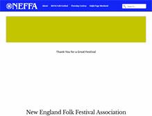 Tablet Screenshot of neffa.org